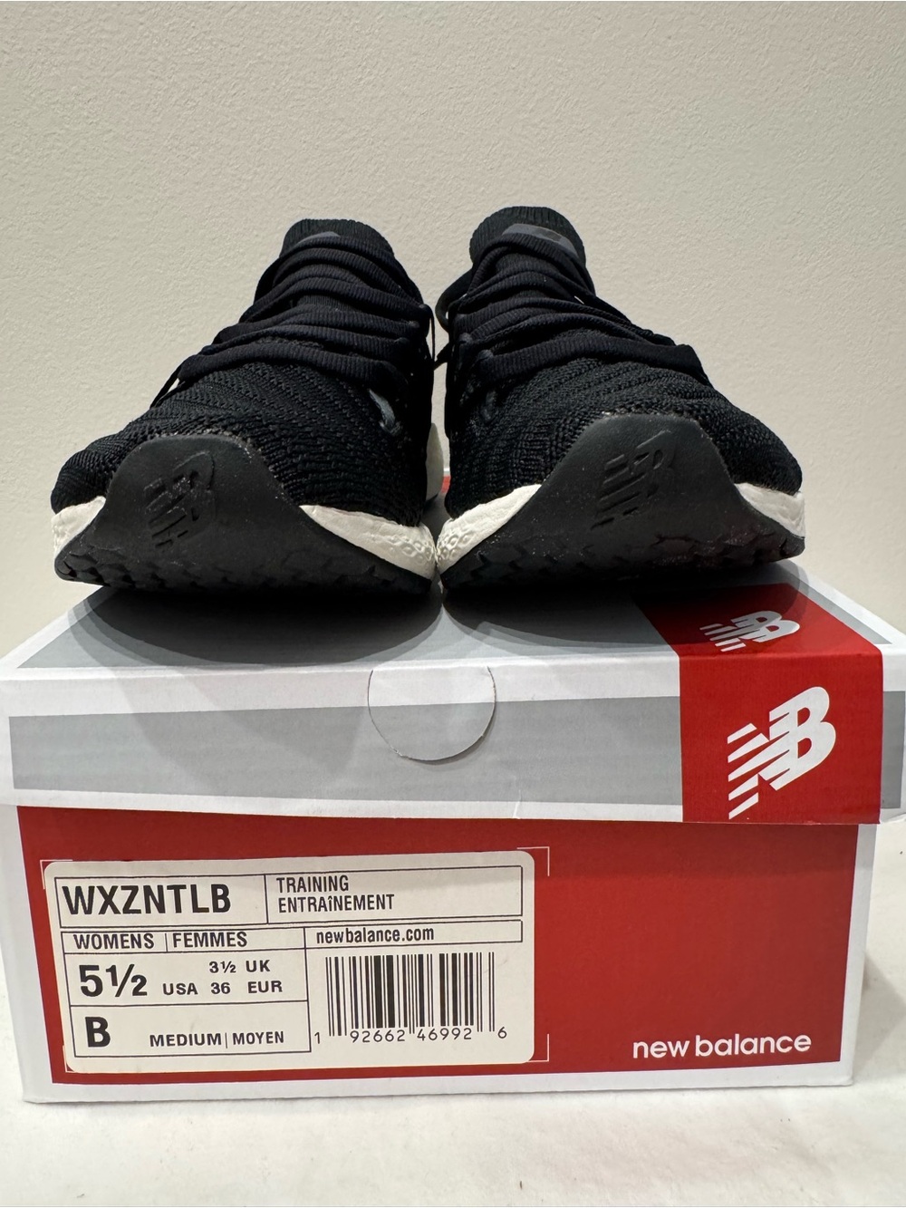 New Balance Women's Entertainment Sneakers – Black-Size 5.5 – Brand New in Box